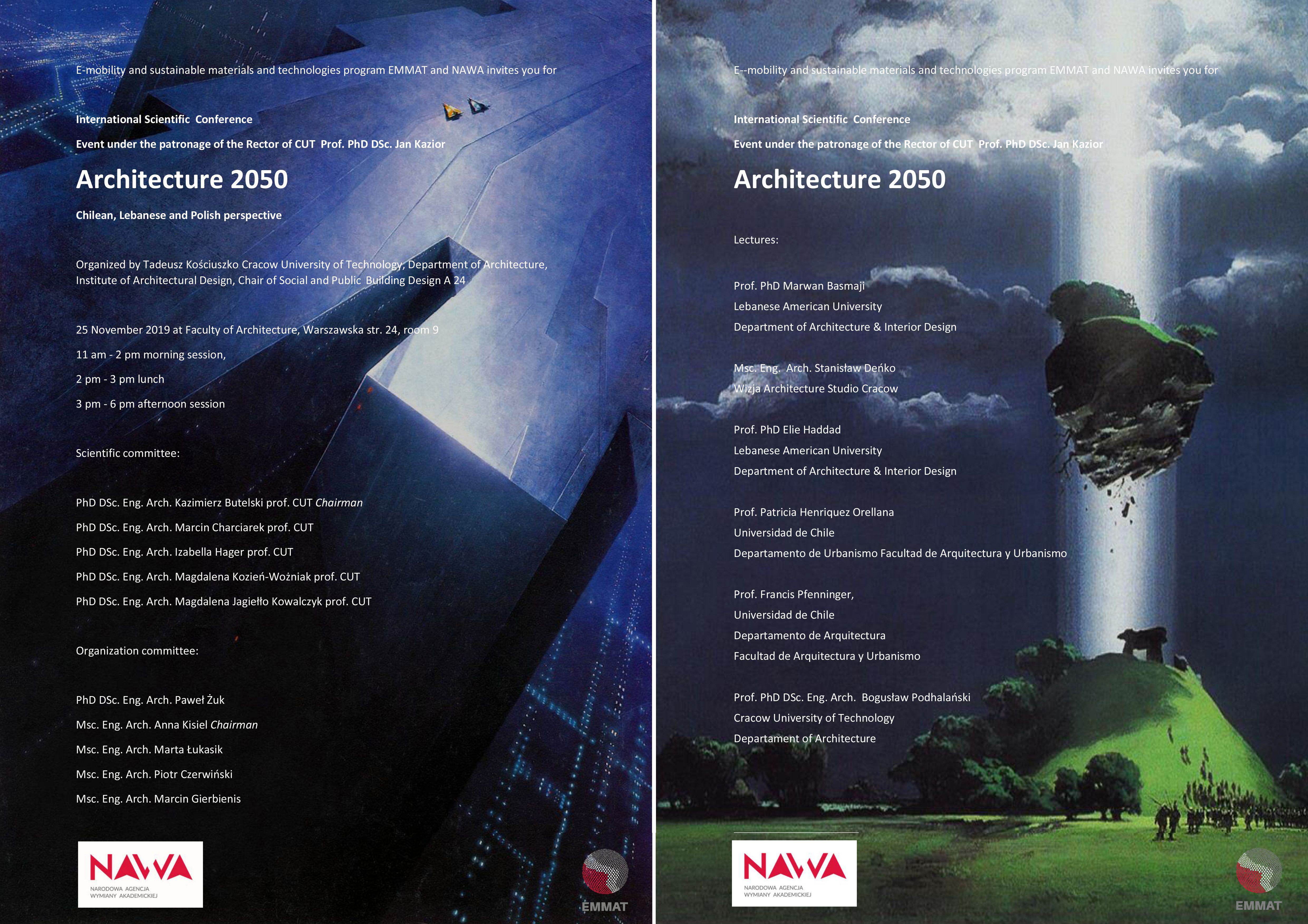 Architektura2050 plakat ENG zestawienie